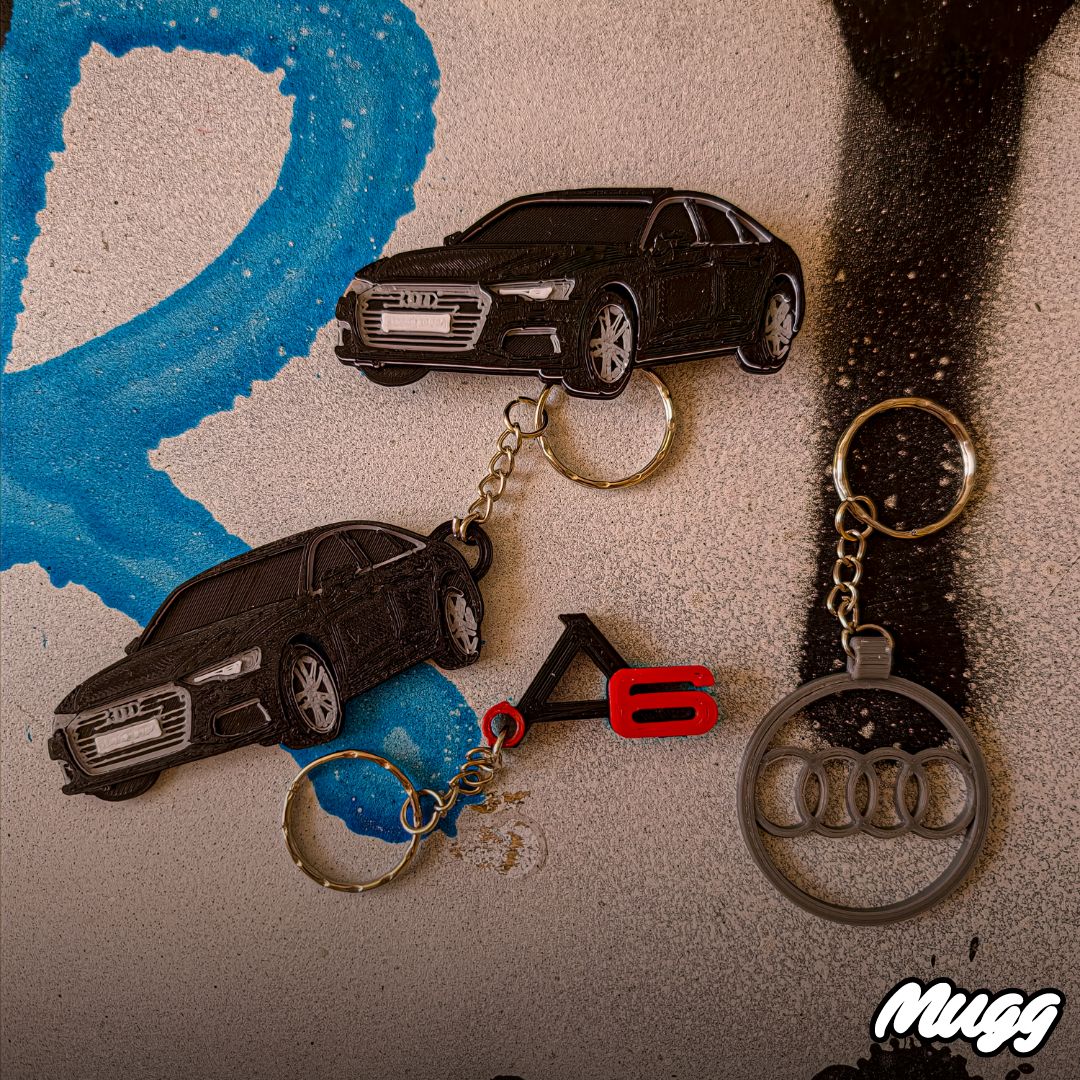 Pack de llaveros personalizados de auto