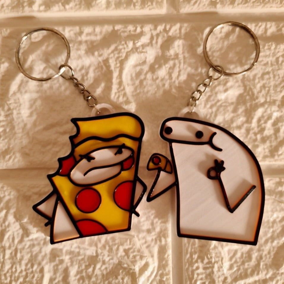 Pack de llaveros de Pizza 3