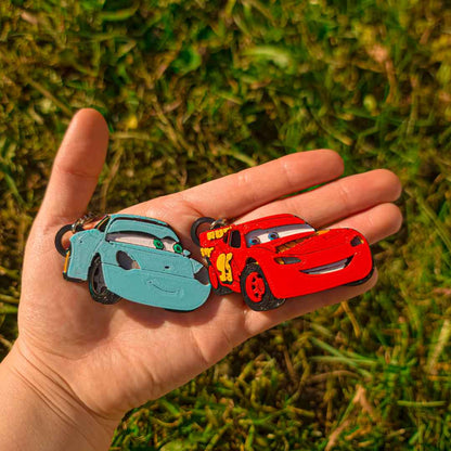 Pack de llaveros de Cars - Rayo Mcqueen y Sally