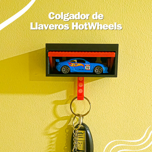 Colgador de Garage de llaveros Hotwheels