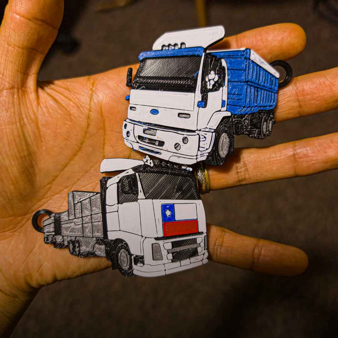 Llavero de camion personalizado