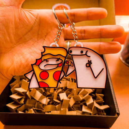 Pack de llaveros de Pizza