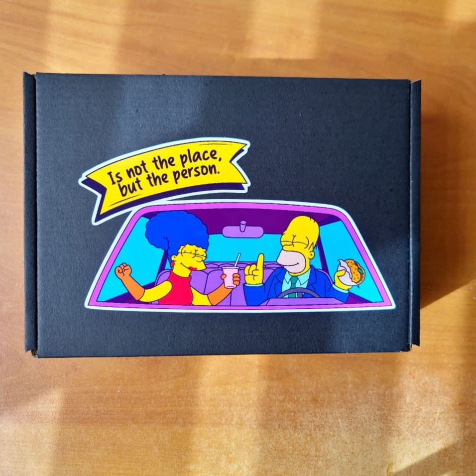 Pack de Llaveros Homero y Marge  (Escena en el auto)