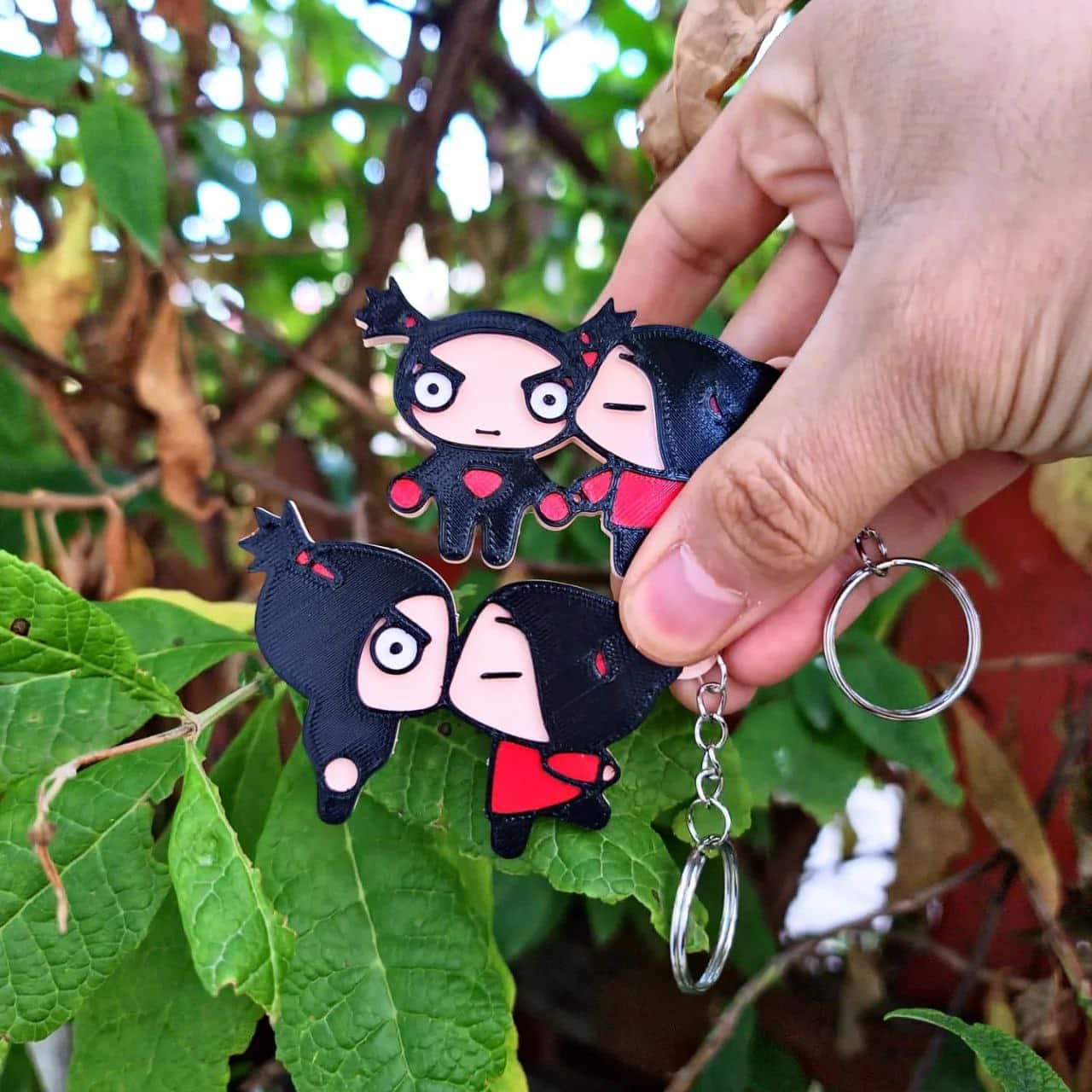 Pack de llaveros de Pucca y Garu - PARA PAREJAS!