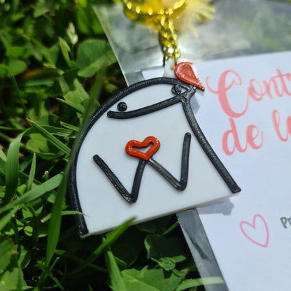 Pack FLORK enamorado haciendo corazón